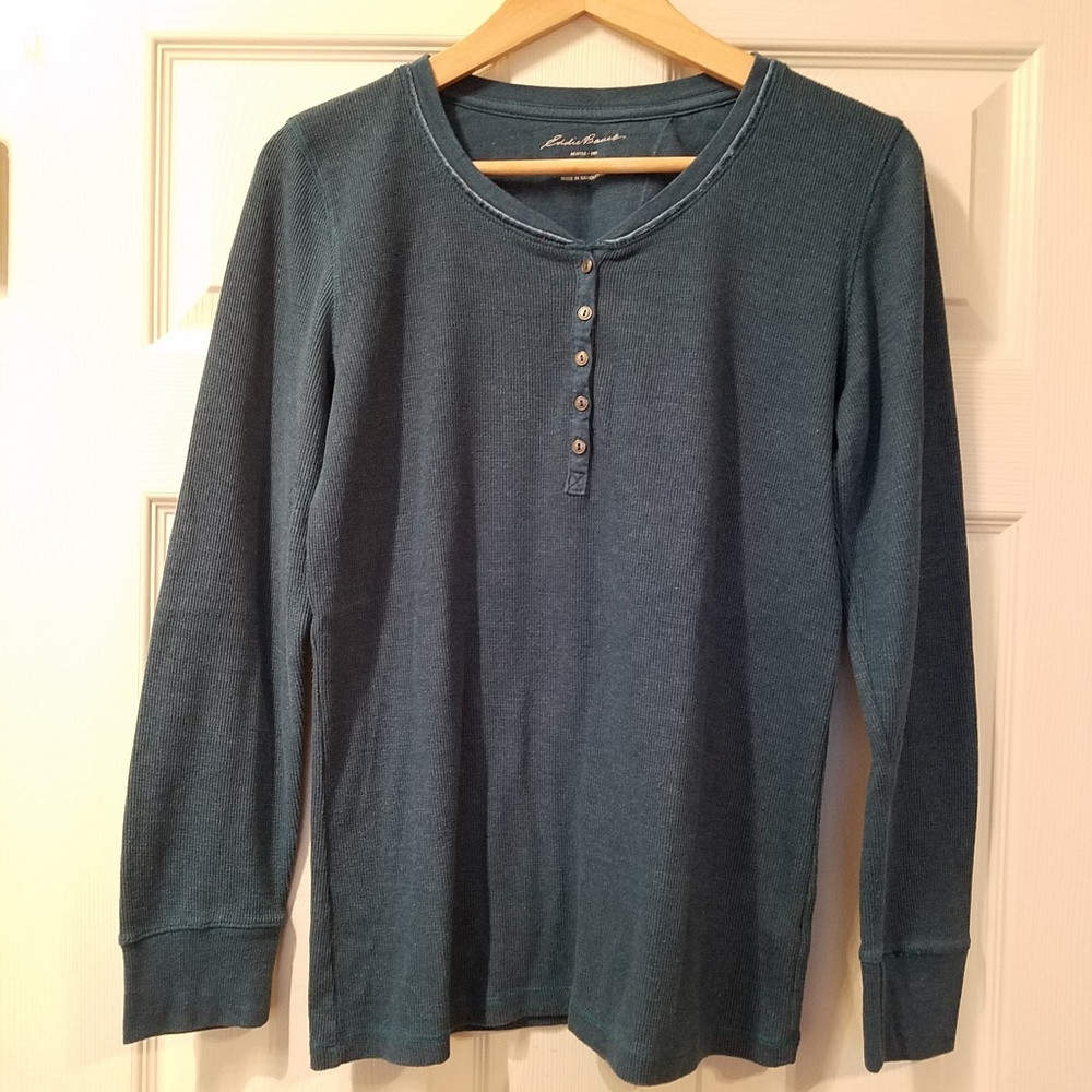 Women's Eddie Bauer Thermal Henley - L